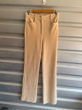 Iris Setlakwe ribbed velvet flare pant